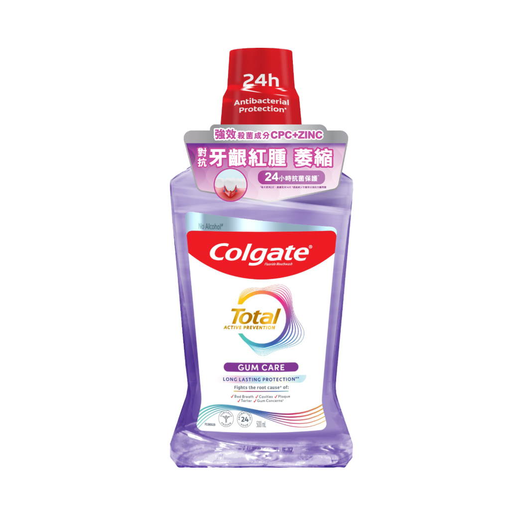 Colgate Total Pro Gum Health Mouthwash 500ml/btl 12btls/Dozen