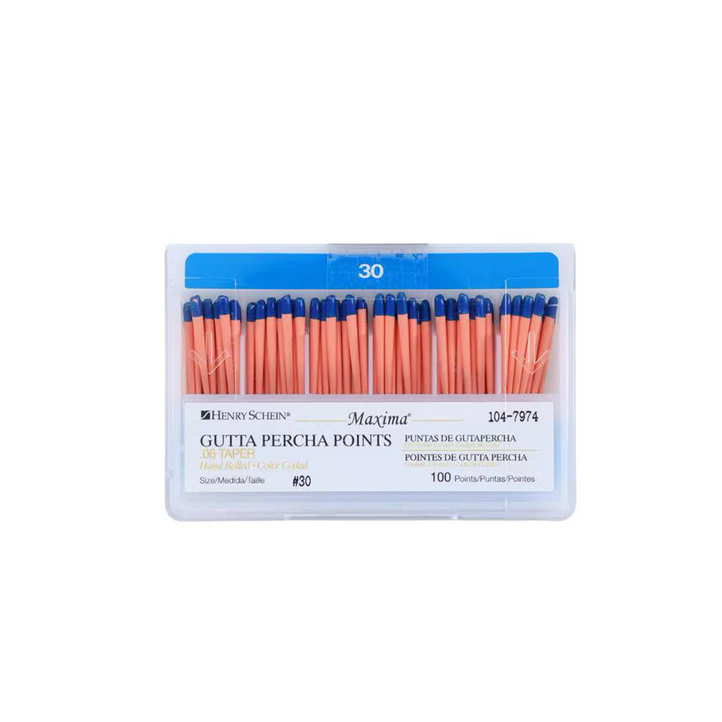 HS Maxima Gutta Percha Points 0.06 30 Blue 100/Box