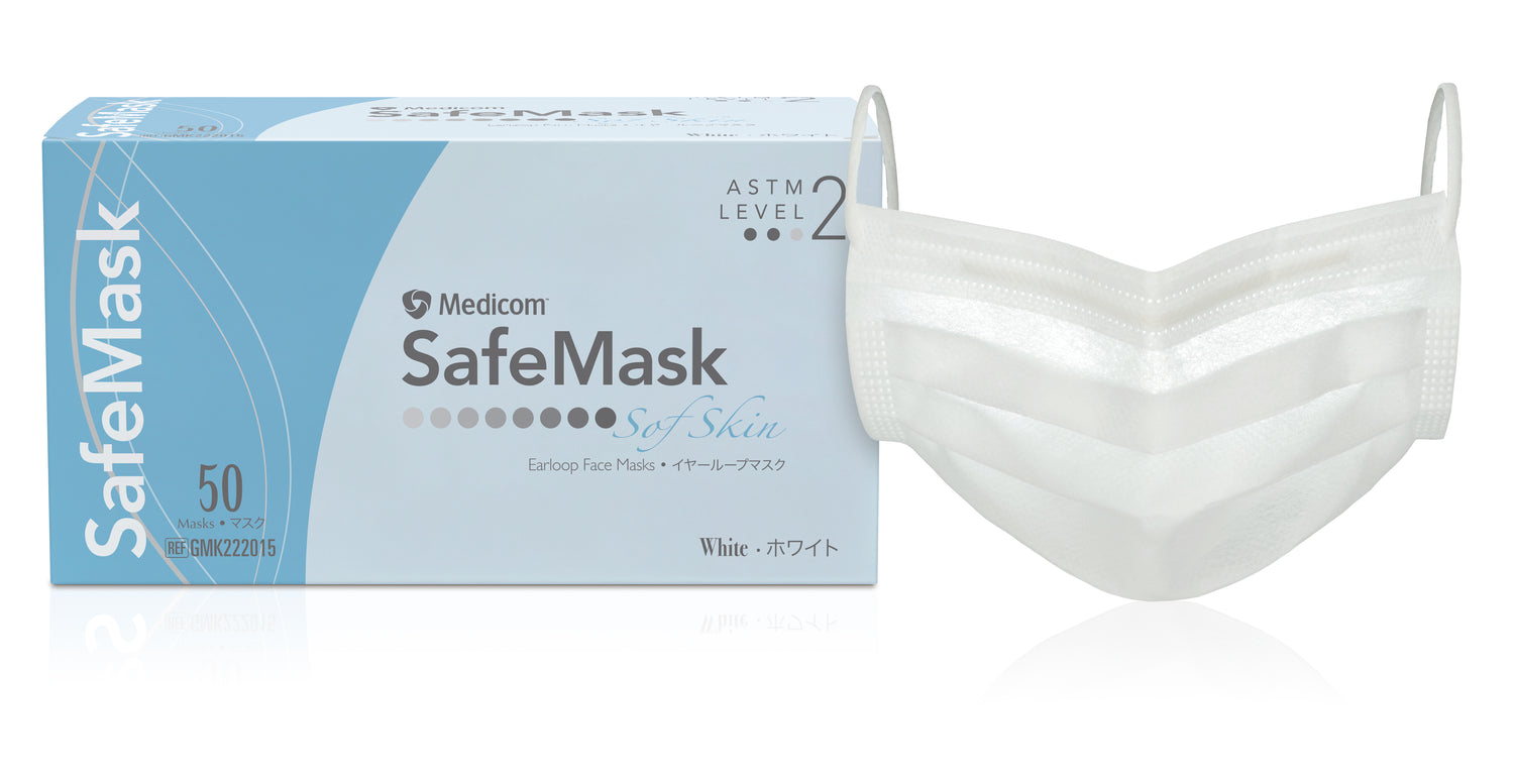 [Pre-Sale] Medicom SafeMask Sofskin Earloop Facemask 50's/Box