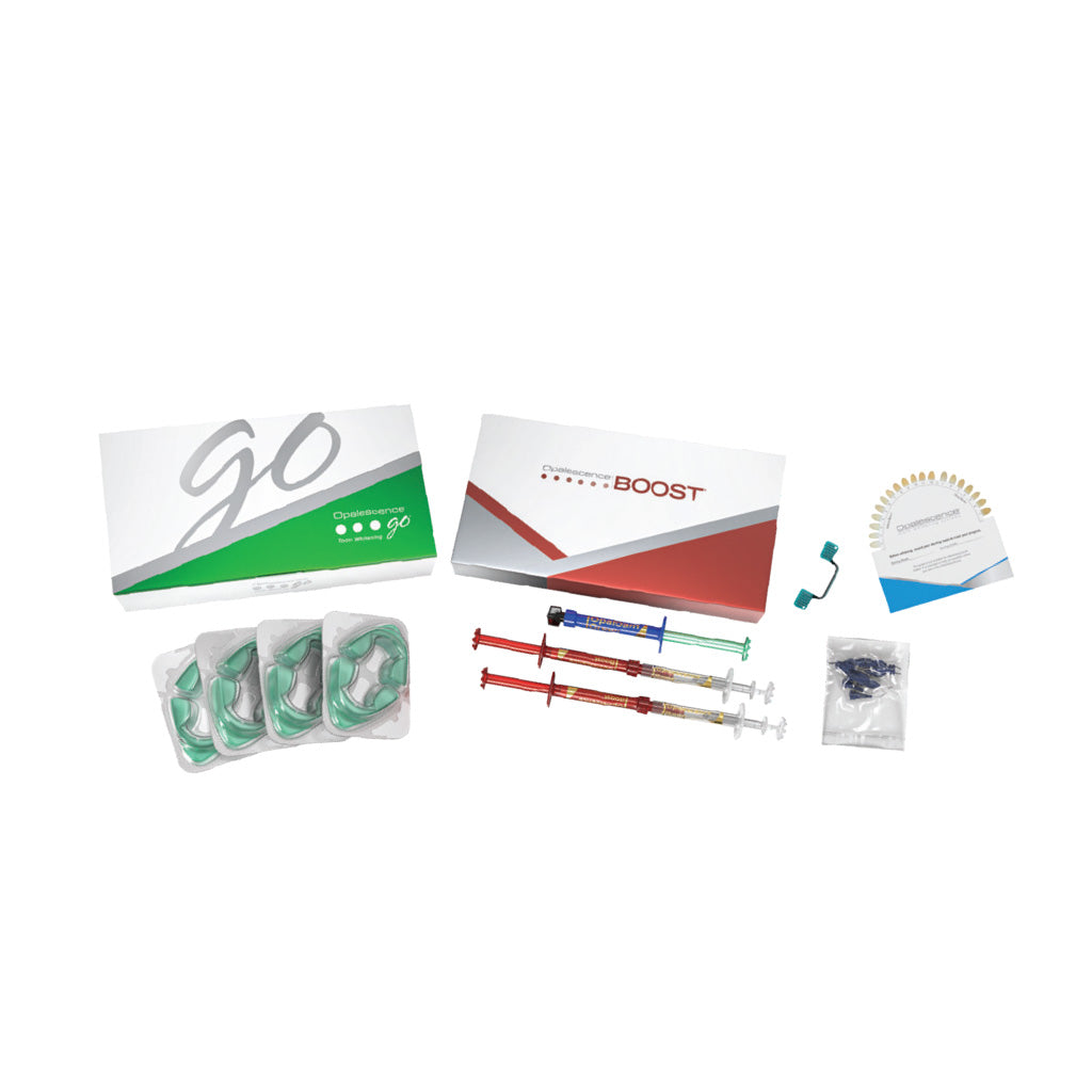 [Pre-Sales] Ultradent Dual Whitening Kit - 1 x Opalescence Boost PF 40% + 1 x Go 15% Mini kit(4upper,4lower trays)