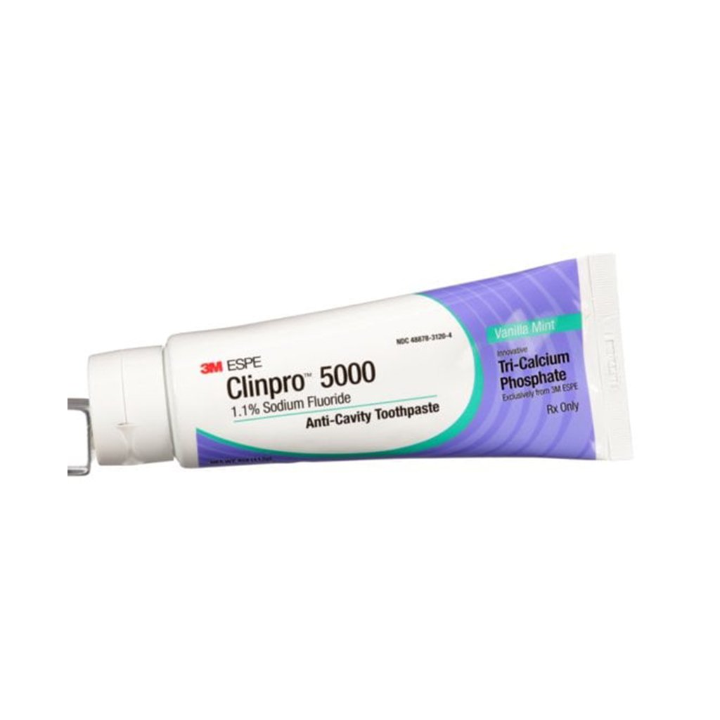 [HKIDEAS]3M Clinpro 5000 1.1% Sodium Flouride Anti-Cavity Toothpaste Vanillamint 113g/Tube