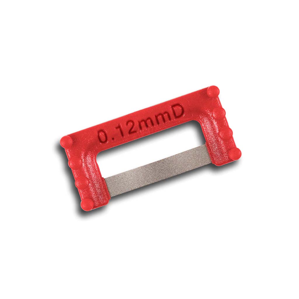 [HKIDEAS]ContacEZ IPR Strip 2-Sided Red Opener, 0.12mm, 16 Pcs/Pack