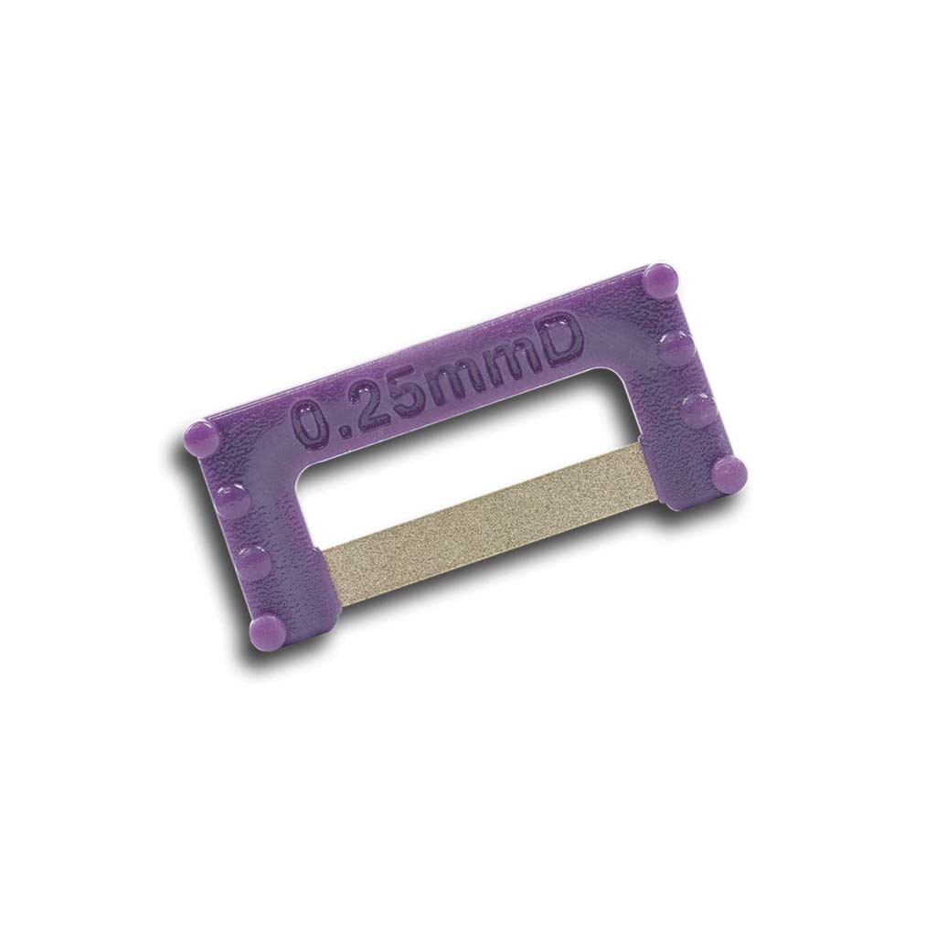 [HKIDEAS]ContacEZ IPR Plus Strip 2-Sided Purple Super-Widener, 0.25mm, 16 Pcs/Pack