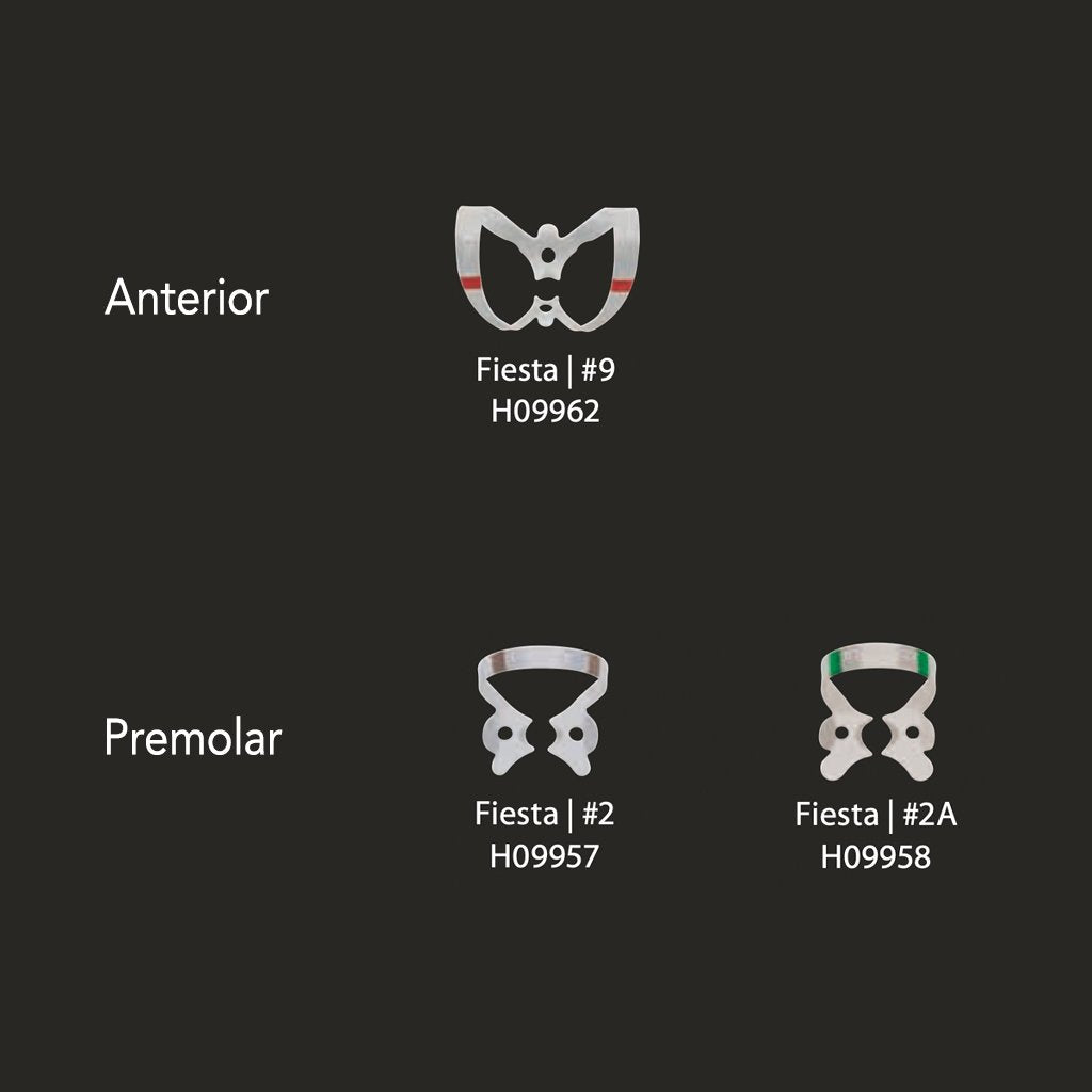 Coltene Rubber Dam Clamp Winged Anterior Fiesta 
