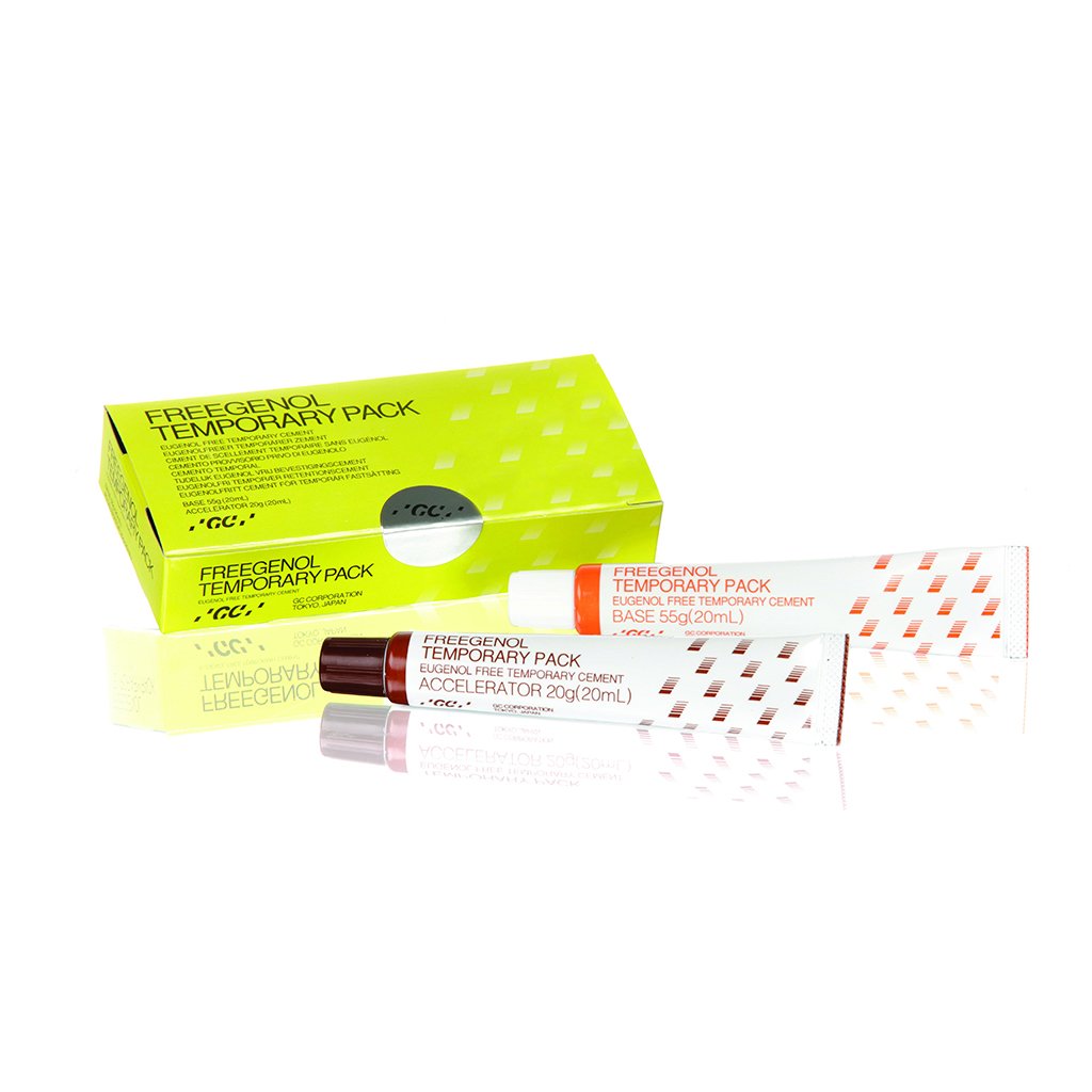 [HKIDEAS]GC Freegenol Temporary Cement 1-1 Pack 1 x 55g base 1 x 20g accelerator