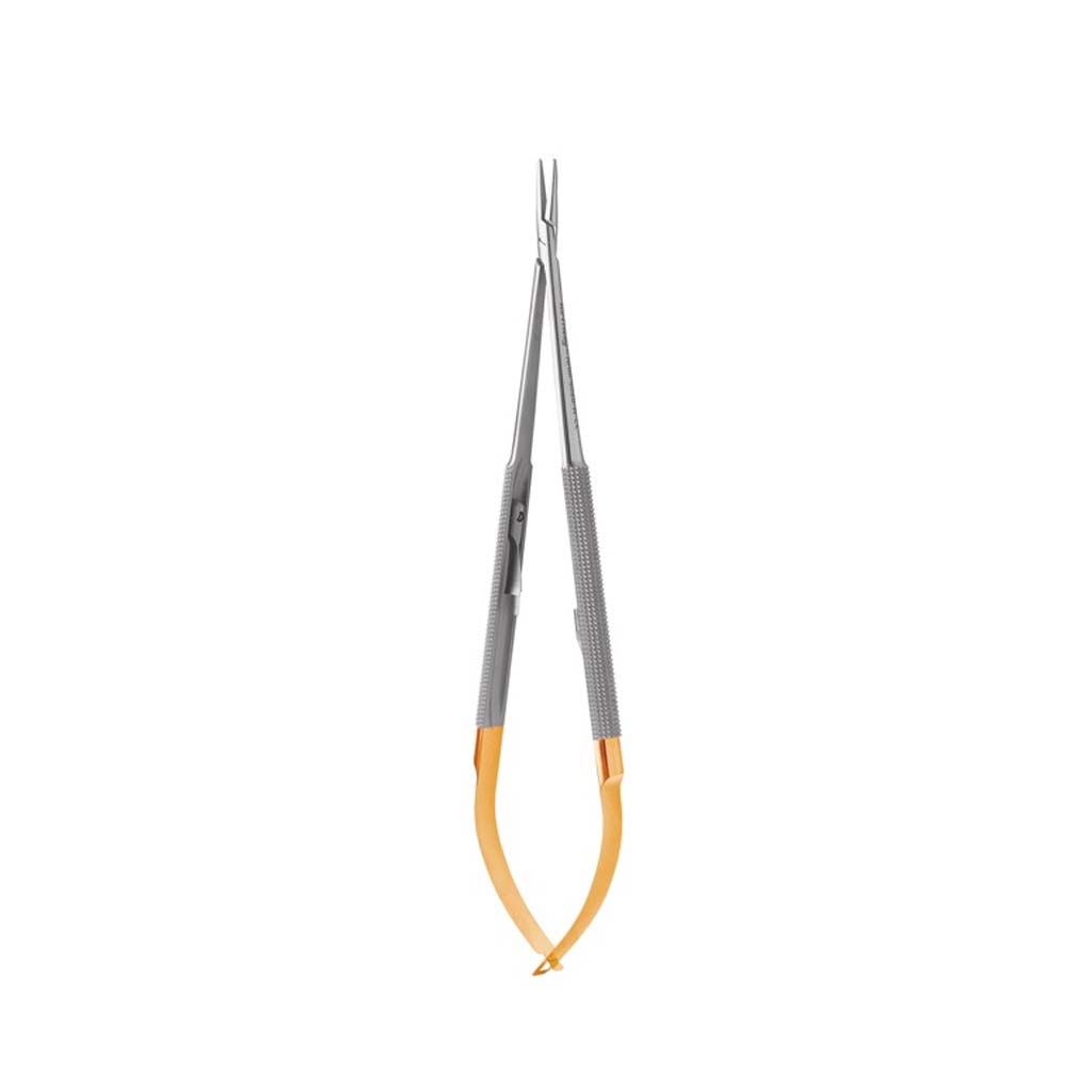 [HKIDEAS]Hu-Friedy Micro Straight Castro Needle Holder Diamond Dusted 18 cm (7&quot;) Each