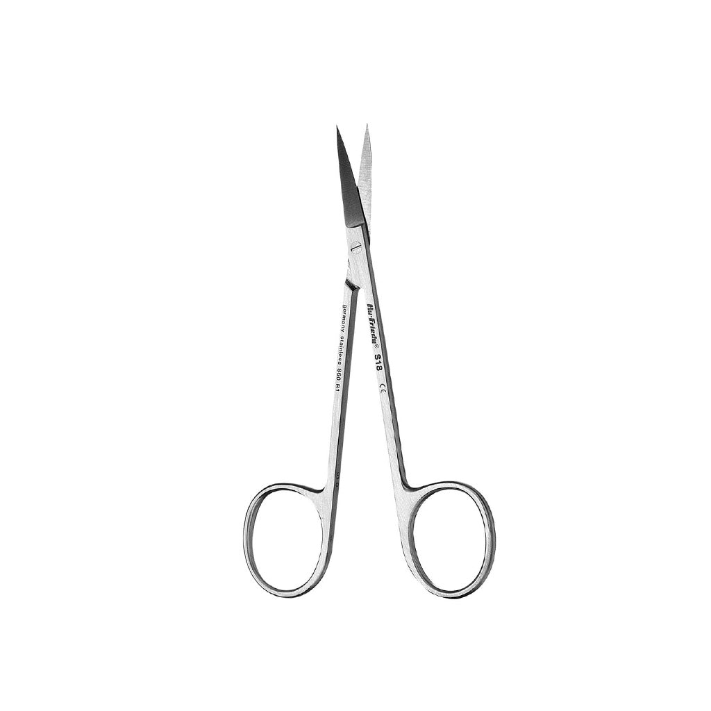 [HKIDEAS]Hu-Friedy 18 Curved Iris Scissors Each