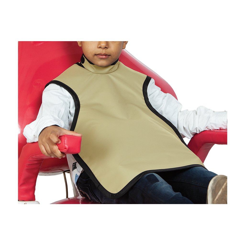 HS Maxi-Gard Apron Child Beige With Collar Each