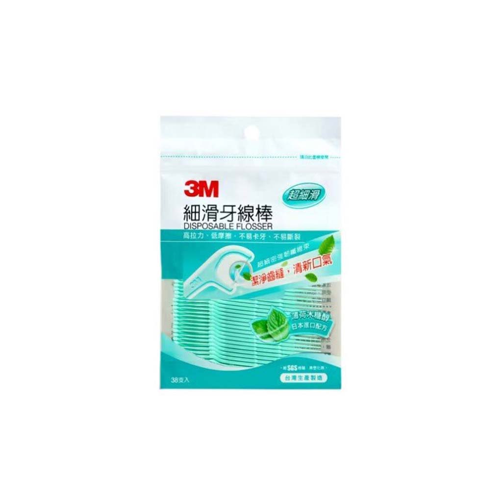 [HKIDEAS]3M Disposable Flosser Mint 38/Bag