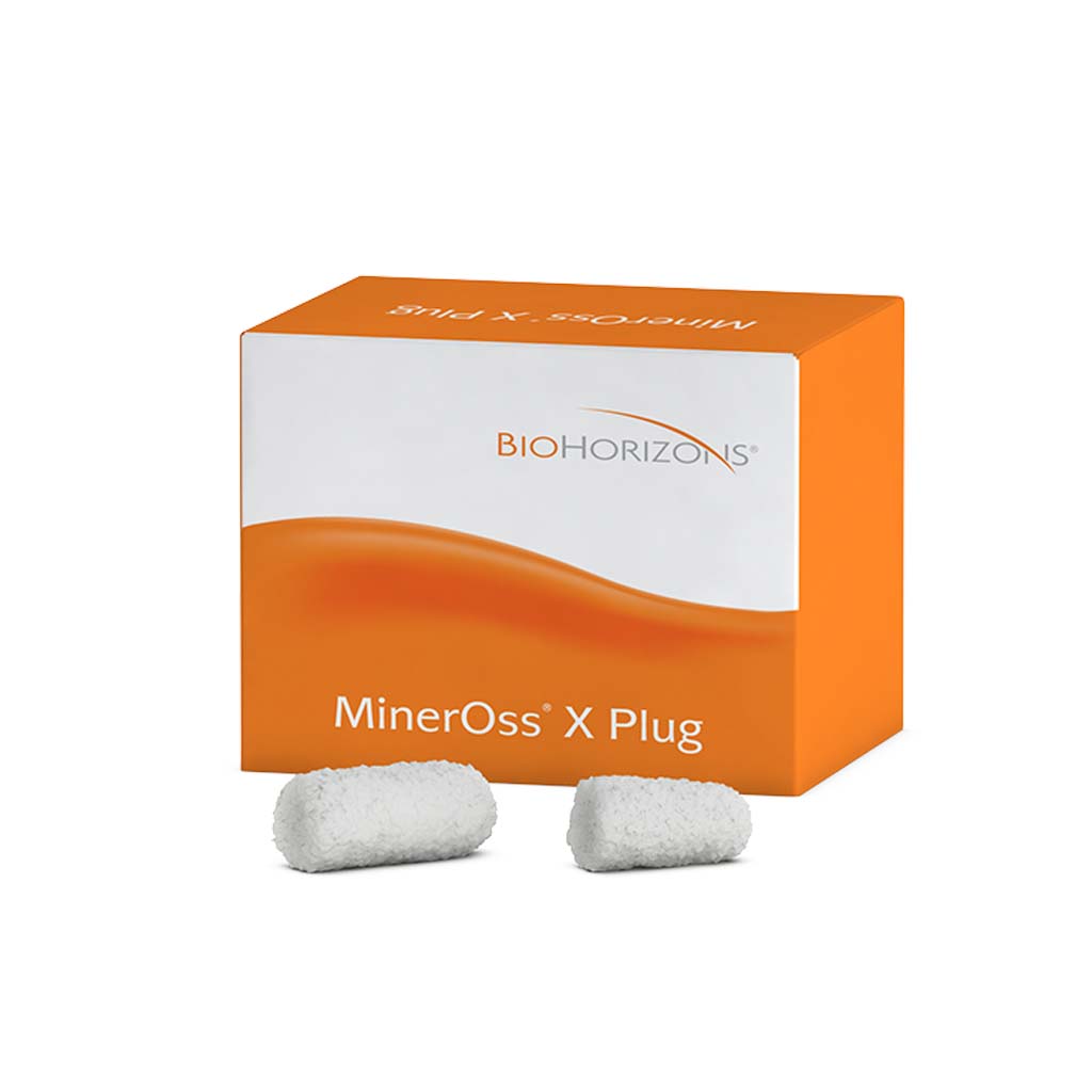 [HKIDEAS]BioHorizons MinerOss X Straight Collagen Plug  10x20mm 5/Pack