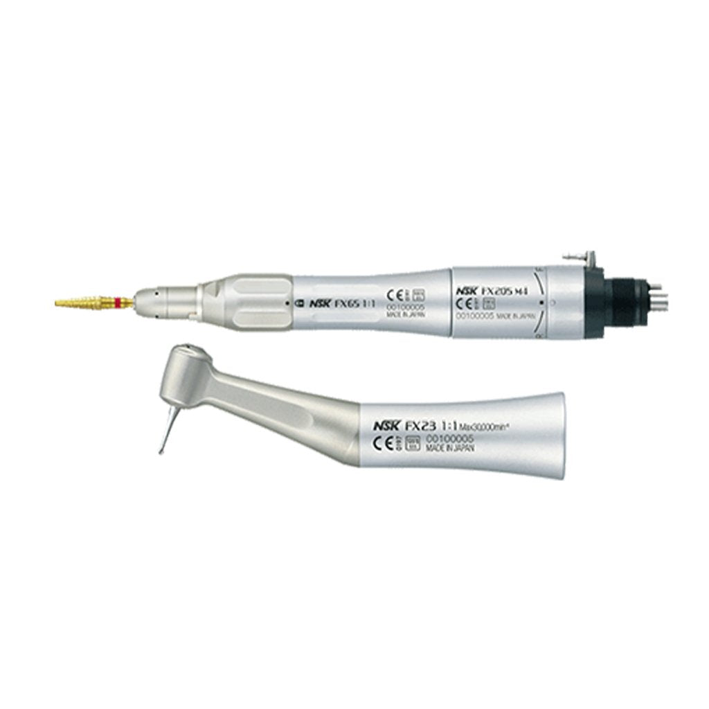 [HKIDEAS]NSK FX205 Air Motor + FX23 Contra Angle + FX65 Straight Non-Optic Handpiece Set