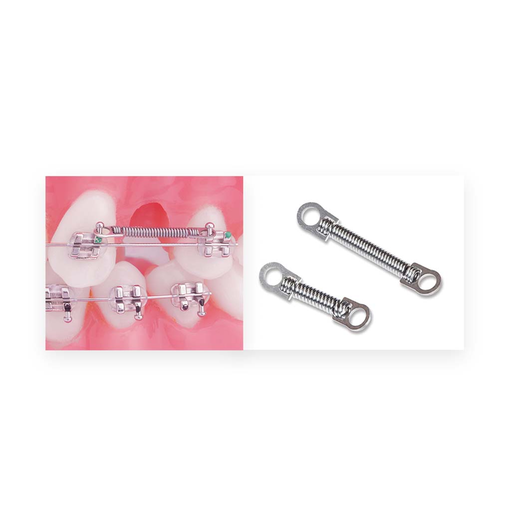 Ortho Technology TruFlex NiTi Closed Coil Springs, 9mm(.010x.030"), Light Force 100gm, 10 pc/Pack
