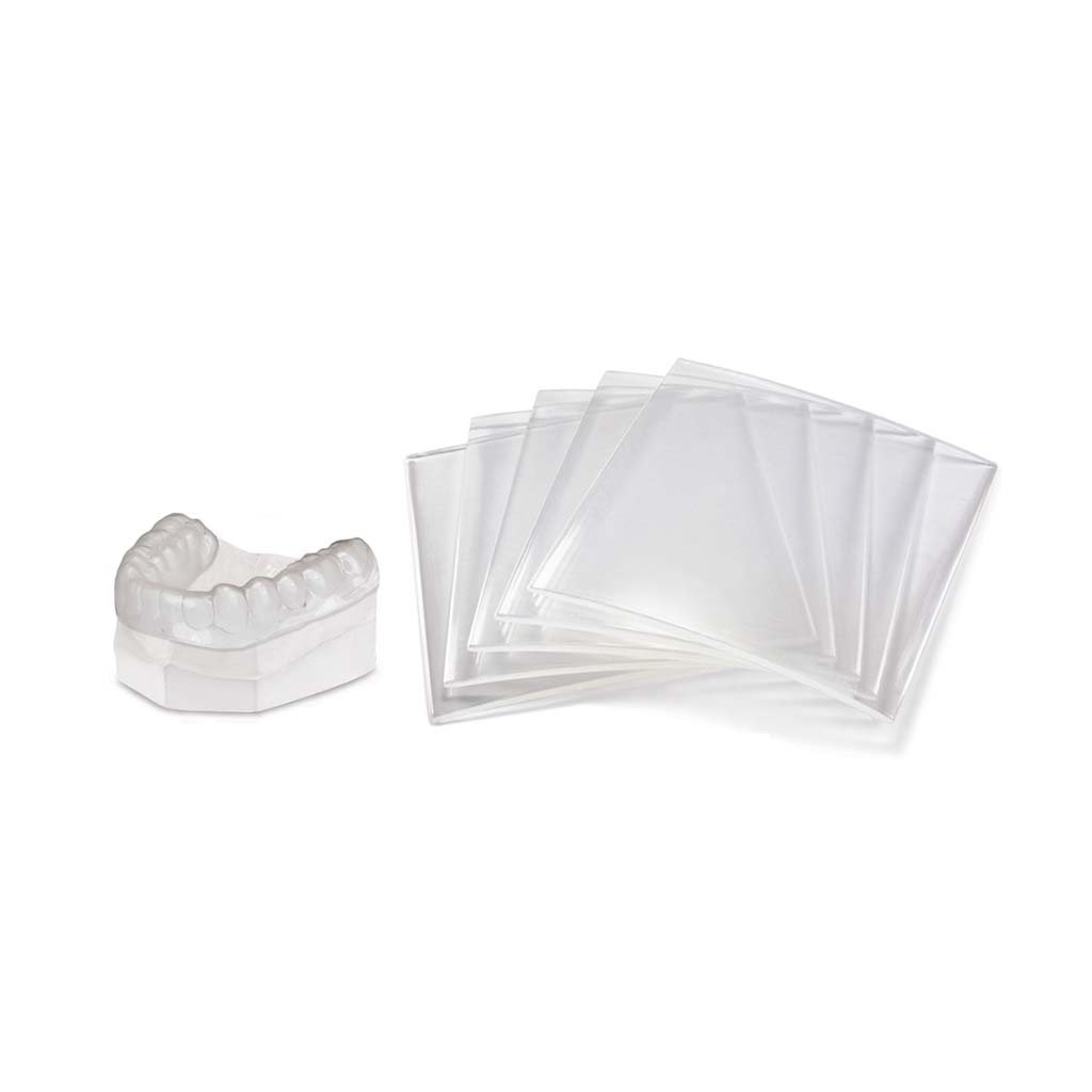Ortho Technology Sports Advantage Moughtguard Plastic Clear .160"(3.8mm), 25 Pcs/Pack
