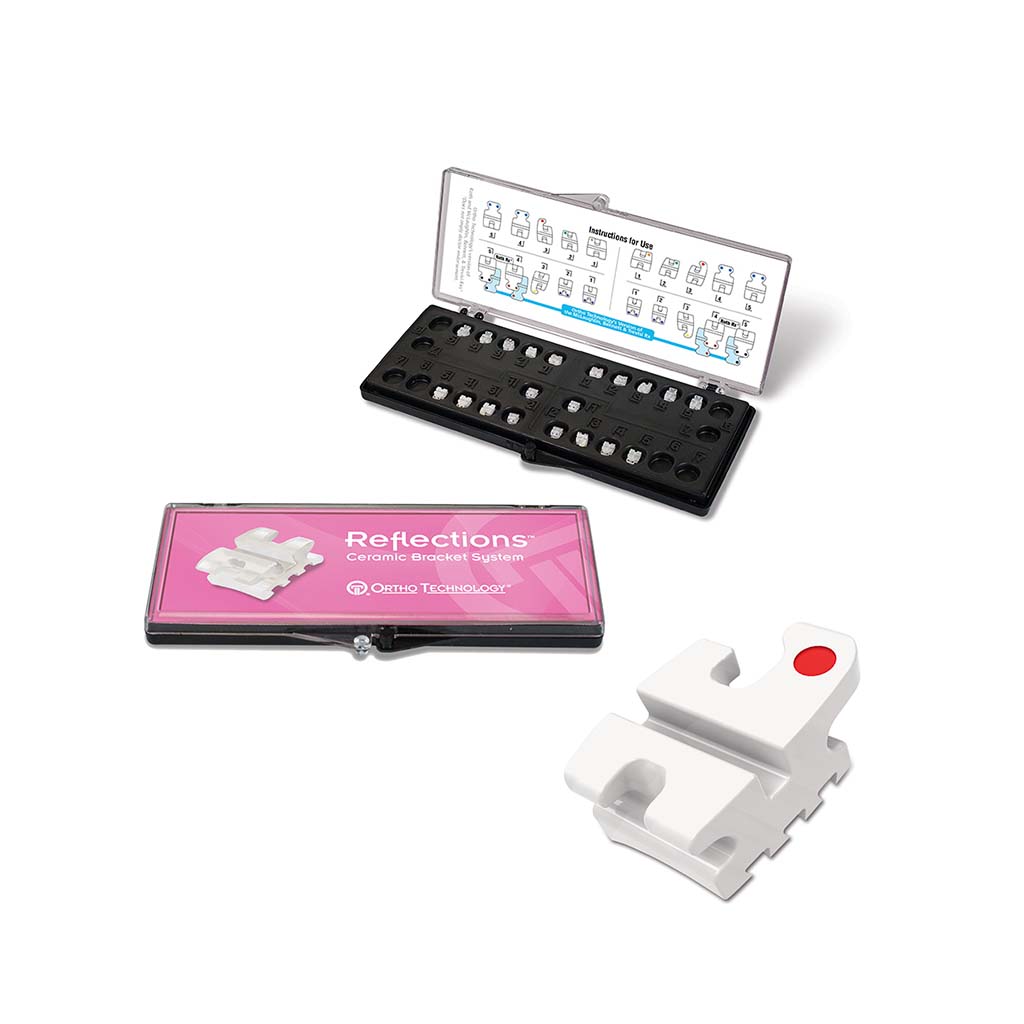 Ortho Technology Reflections Ceramic Bracket Patient Kit, .022&quot; MBT, U/L 5x5 Hks 345