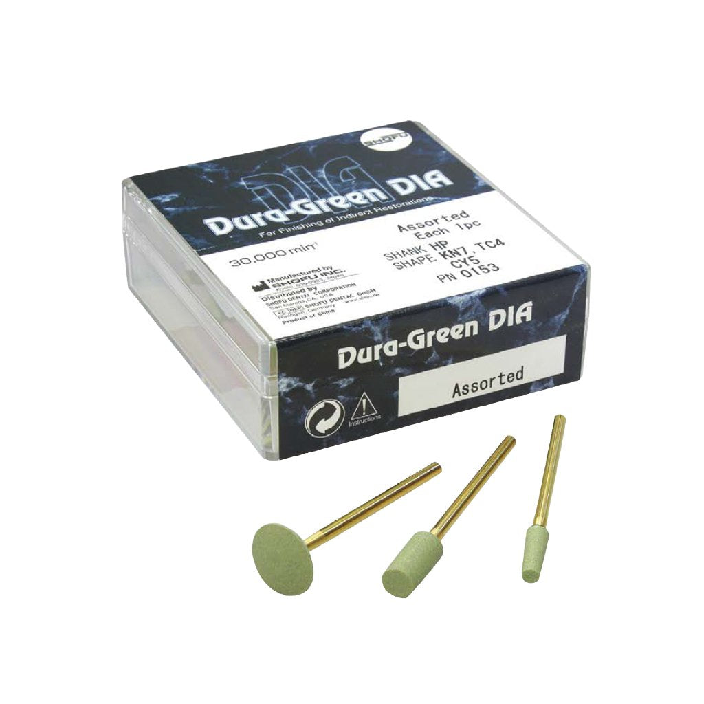 [HKIDEAS]Shofu Dura-Green DIA HP Assorted 3/Box