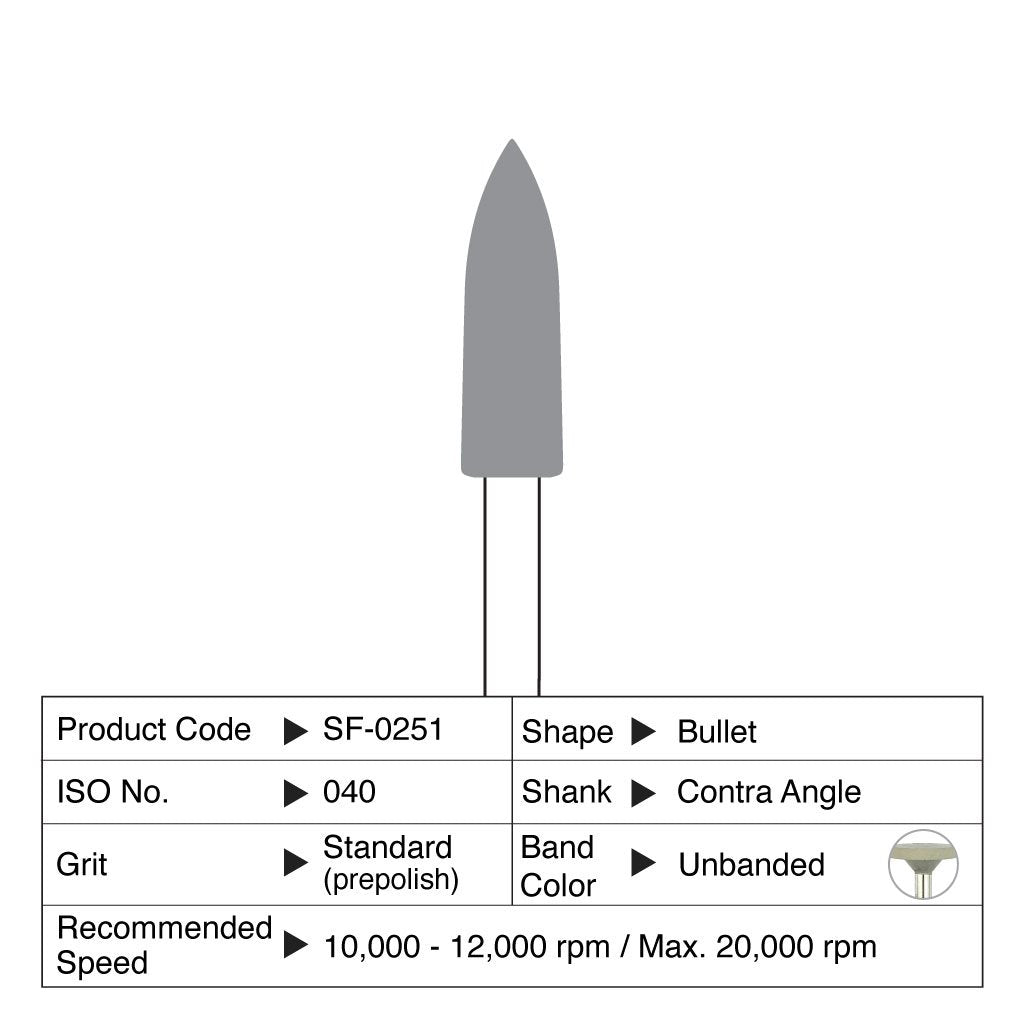 [HKIDEAS]Shofu Ceramiste Standard Bullet CA #0251 12/Box