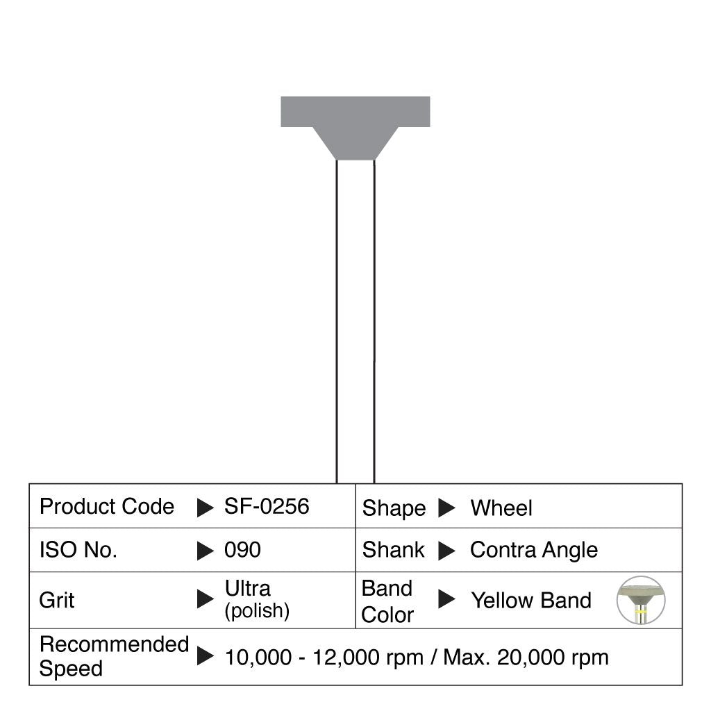 [HKIDEAS]Shofu Ceramiste Ultra Wheel CA #0256 12/Box