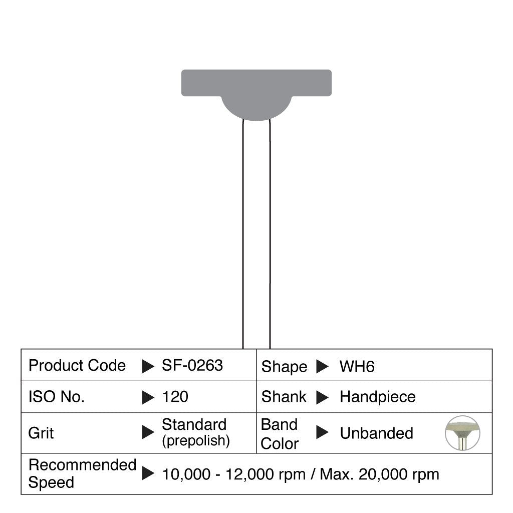 [HKIDEAS]Shofu Ceramiste Standard WH6 HP #0263 12/Box