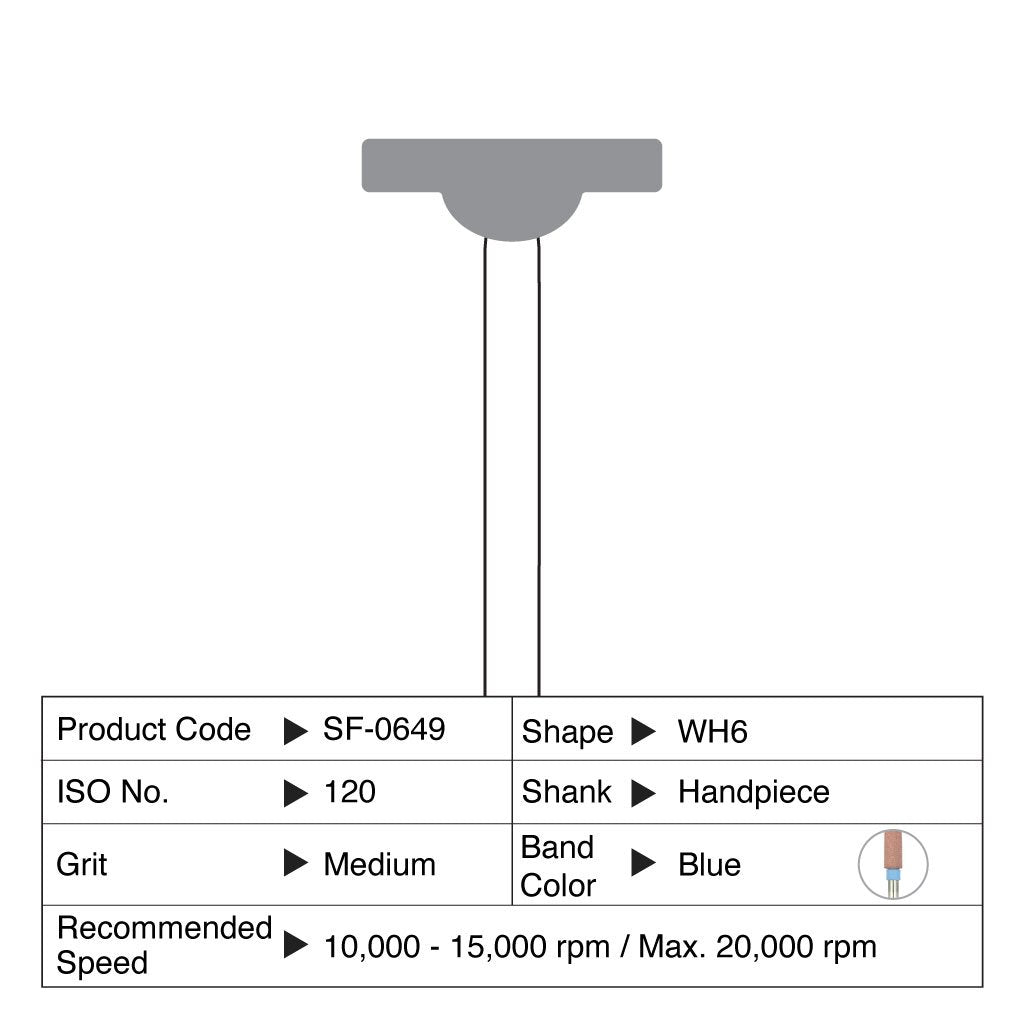 [HKIDEAS]Shofu ZiLMaster Medium WH6 HP #0649 3/Box