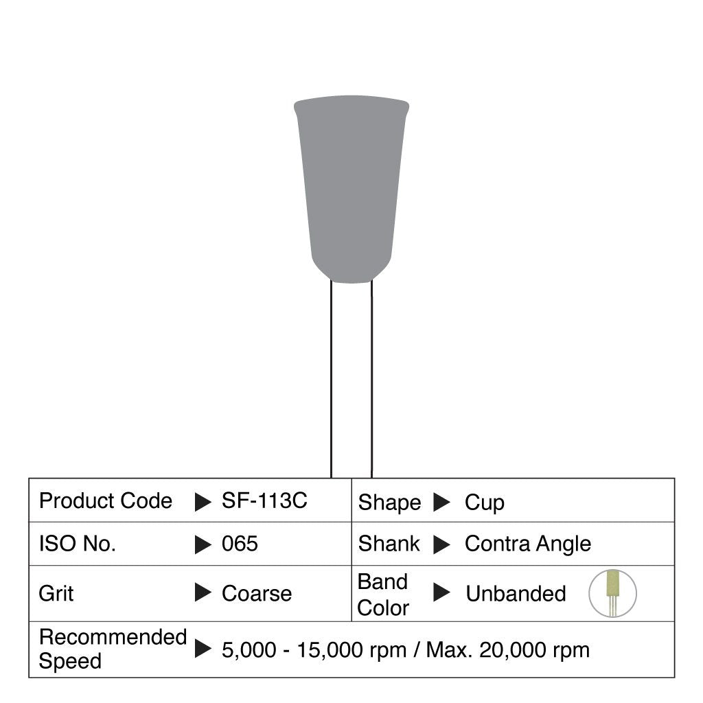 [HKIDEAS]Shofu Compomaster Coarse Cup CA #0113C 3/Box