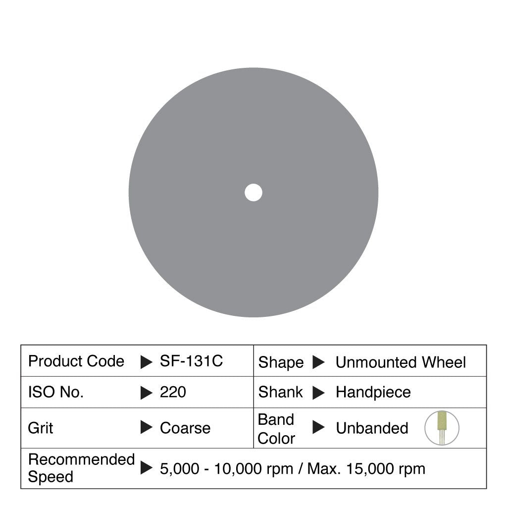 Shofu Compomaster Coarse Unmounted Wheel 