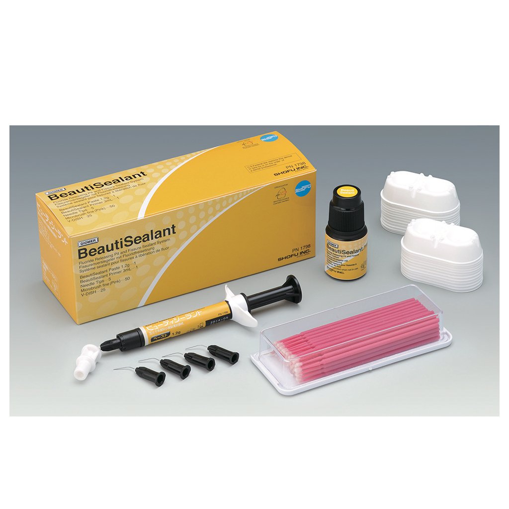 [HKIDEAS]Shofu BeautiSealant Pit &amp; Fissure Sealant 1.2 G 3 mL Complete Kit Each