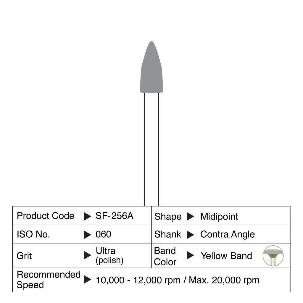 [HKIDEAS]Shofu Ceramiste Ultra Midipoint CA #0256A 12/Box