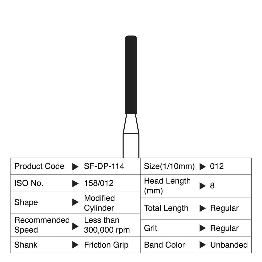 [HKIDEAS]Shofu Diamond Point FG Regular Grit #114 10/Box