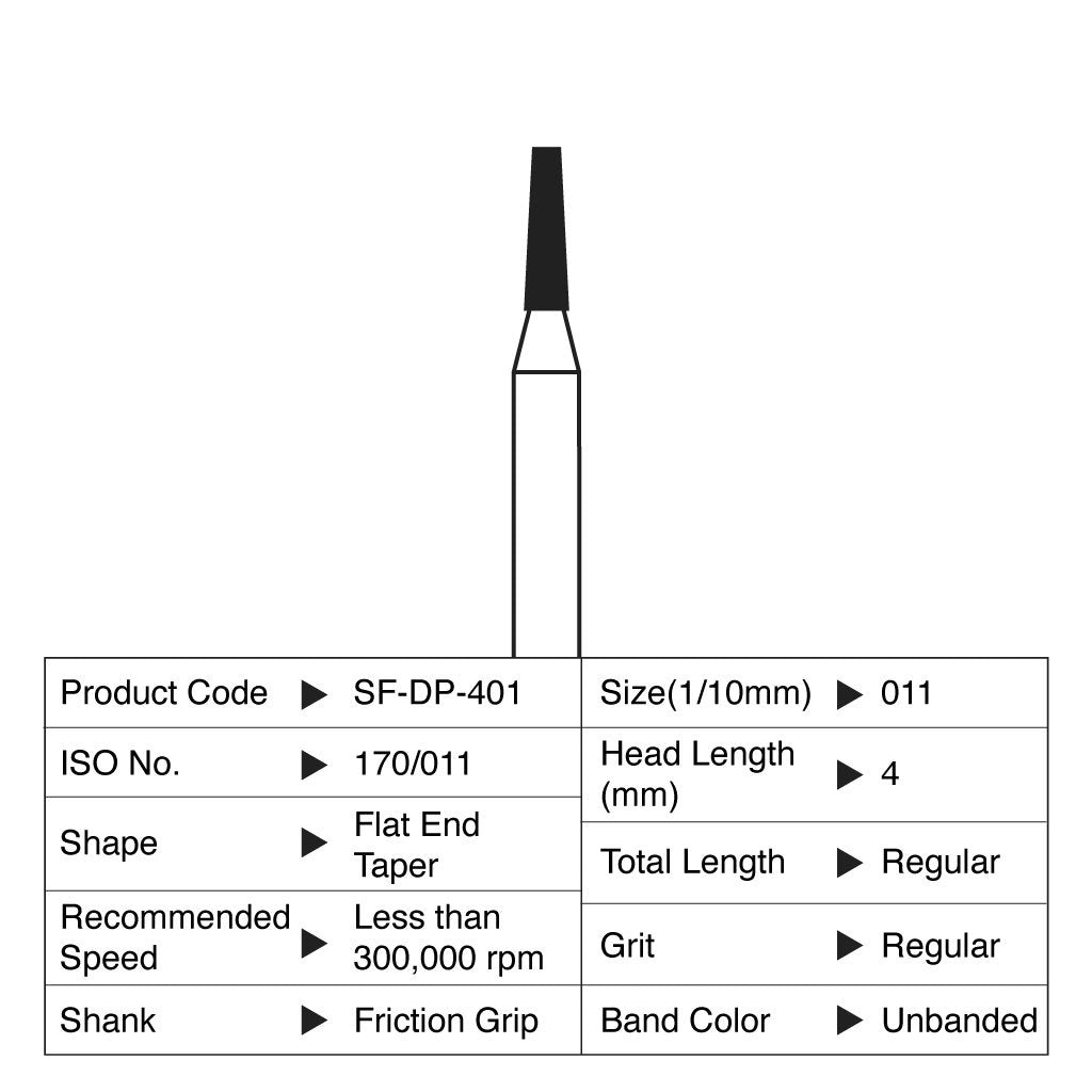 [HKIDEAS]Shofu Diamond Point FG Regular Grit #401 10/Box