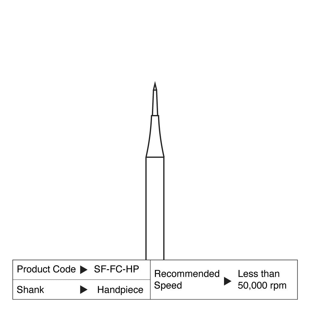 Shofu Fissure Carbide Bur HP 6/Case