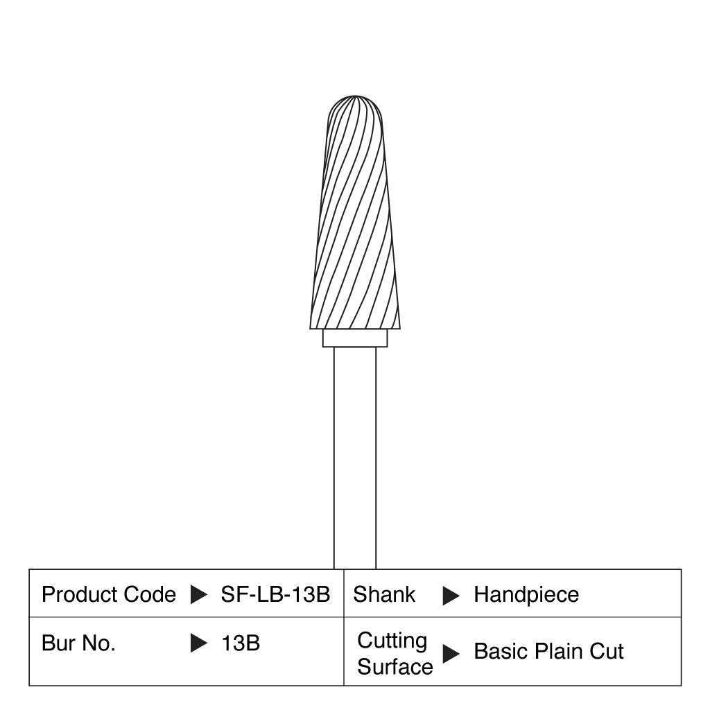 Shofu Lab Carbide Bur HP #13B 1/Case