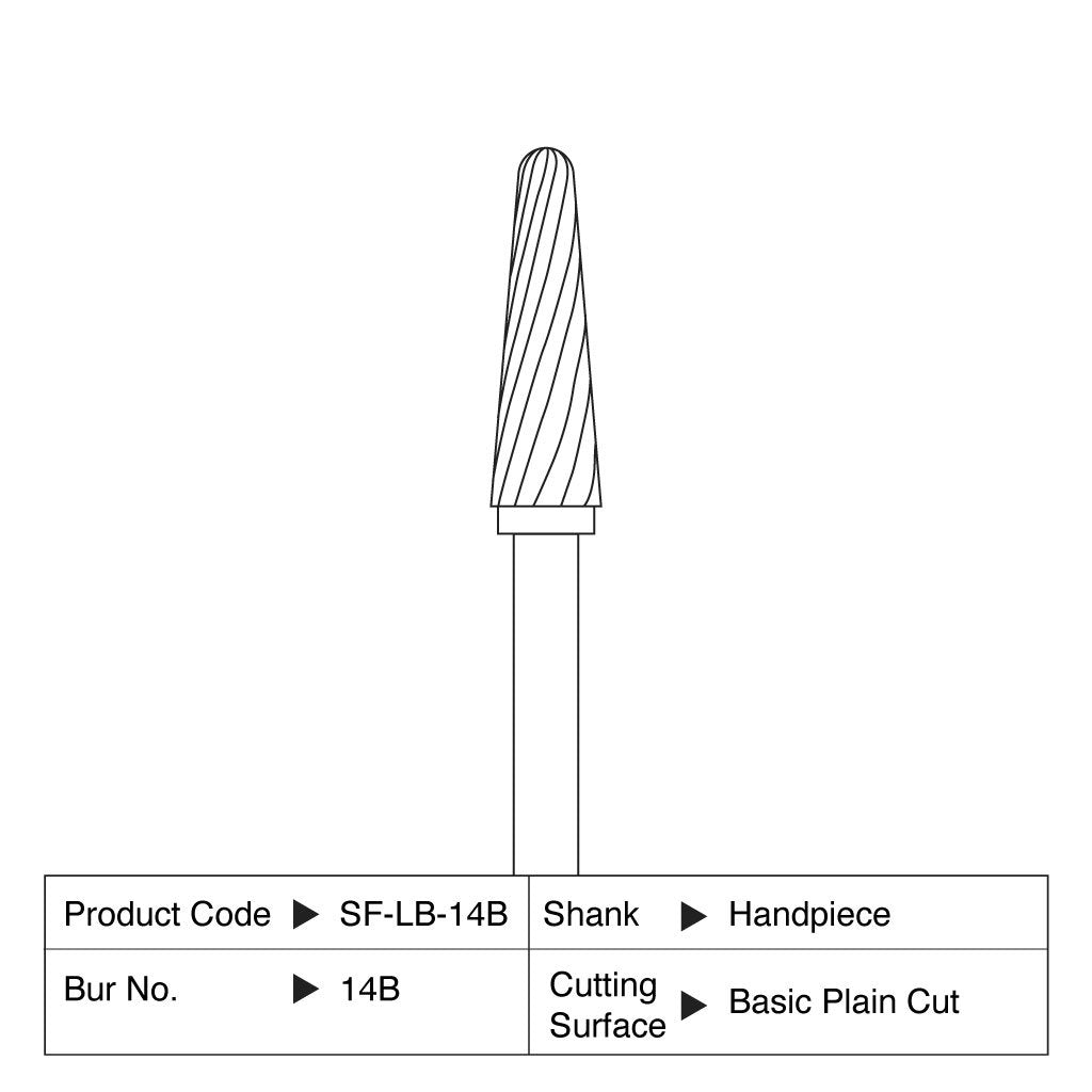 Shofu Lab Carbide Bur HP #14B 1/Case