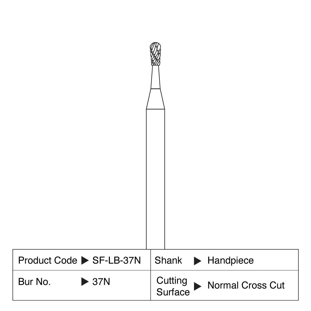 Shofu Lab Carbide Bur HP #37N 1/Case