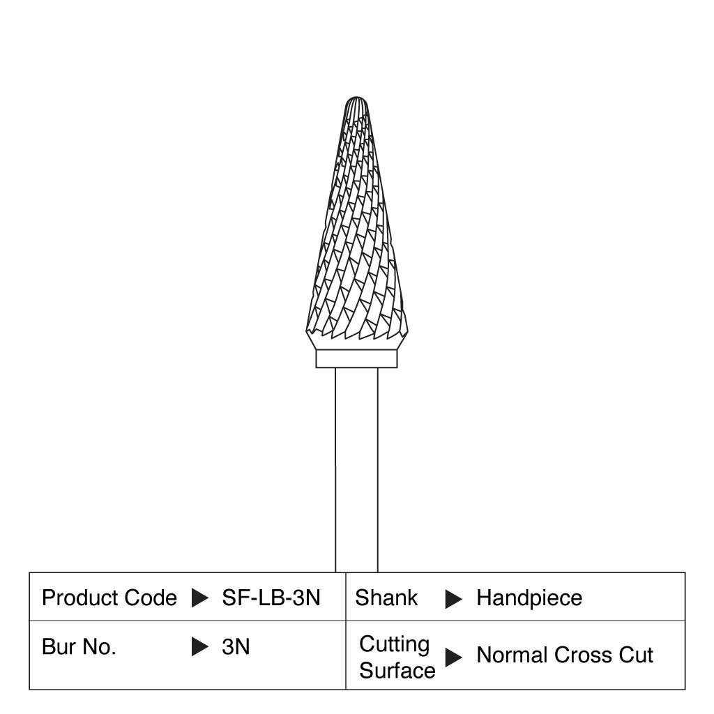 Shofu Lab Carbide Bur HP #3N 1/Case