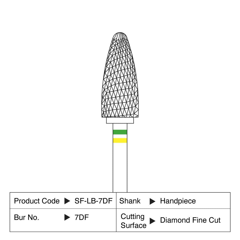 Shofu Lab Carbide Bur HP #7DF 1/Case