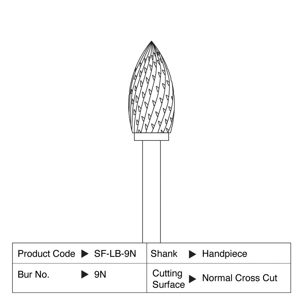 Shofu Lab Carbide Bur HP #9N 1/Case