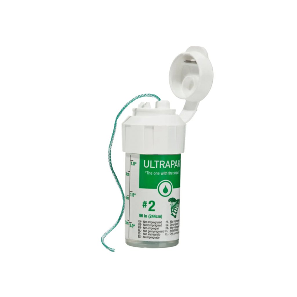 [HKIDEAS]Ultradent Ultrapak Cord #2 Green &amp; White 244cm