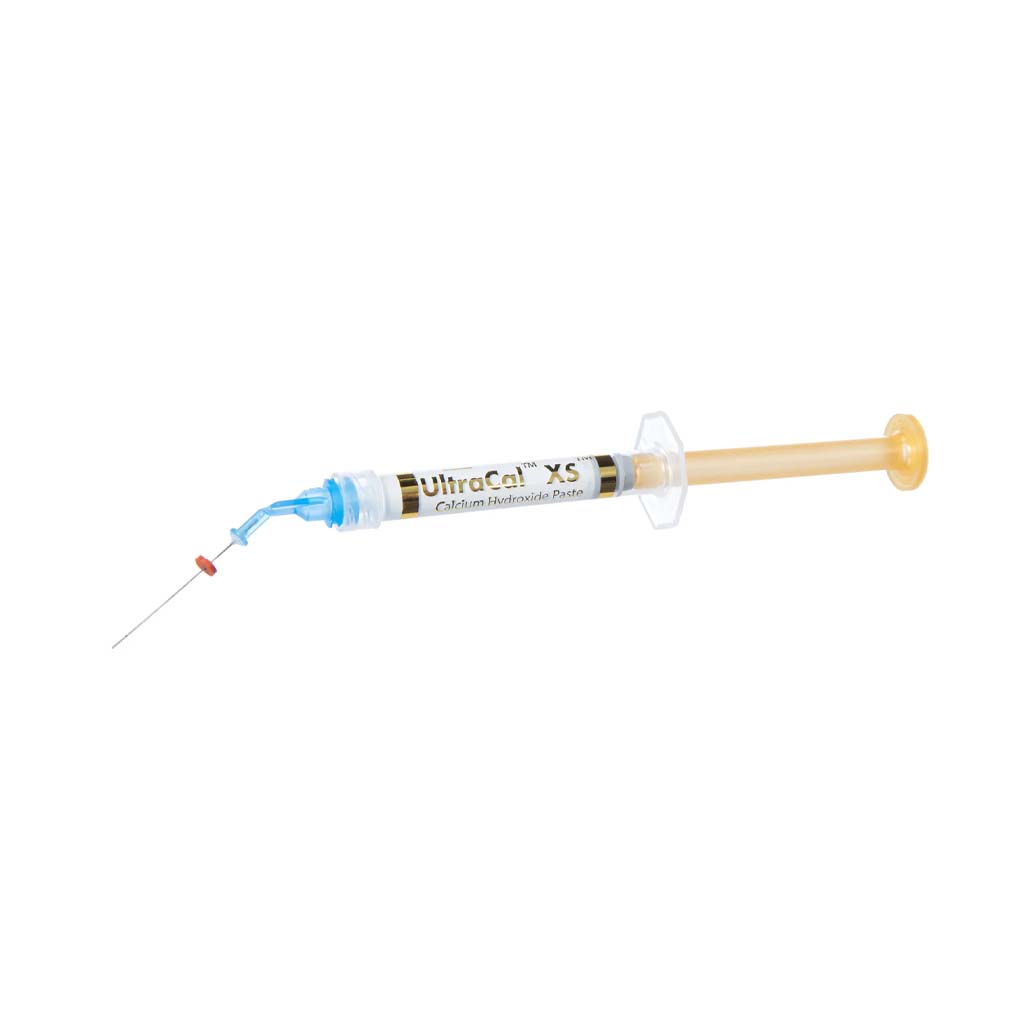 [HKIDEAS]Ultradent UltraCal XS Kit 4 x 1.2ml Syringes 20 x NaviTip 29 ga Single Sideport Tips